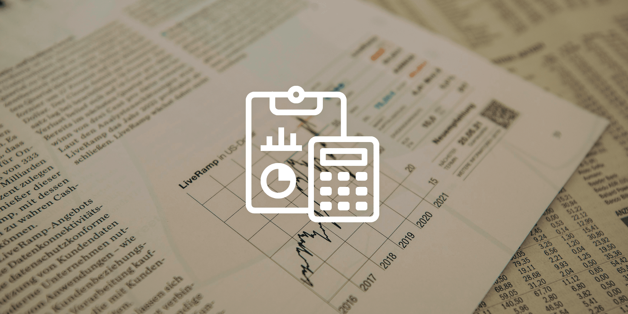 Clipboard and calculator to representing auditing, and the importance of vigilance when exposing and mitigating the risk ofcorporate fraud.