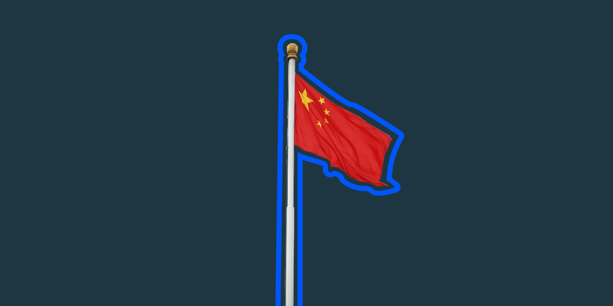 Chinese flag, highlighting the importance of corporate transparency and due diligence within China's regulatory environment.