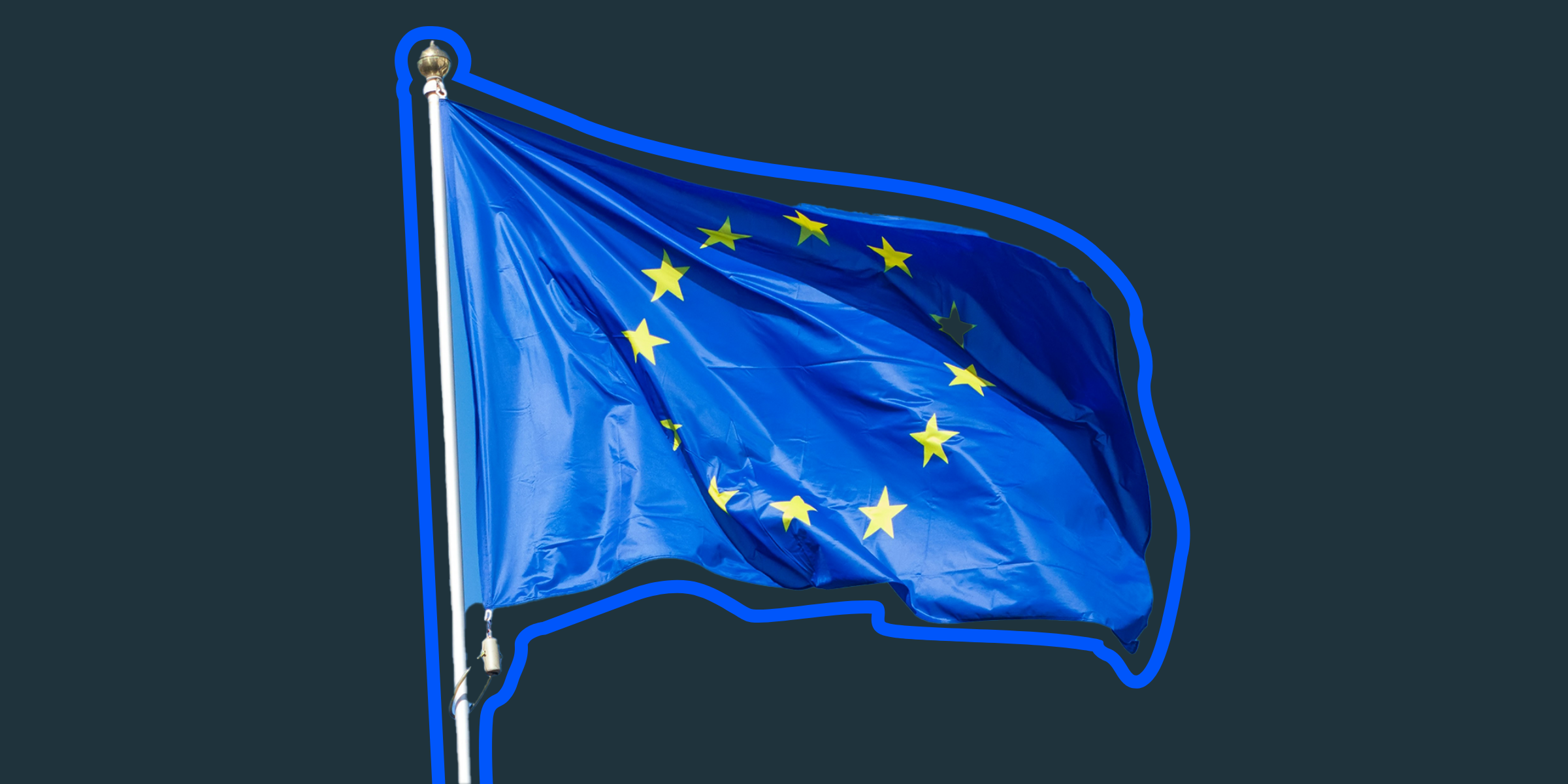 EU flag, symbolizing shifting EU due diligence landscape.