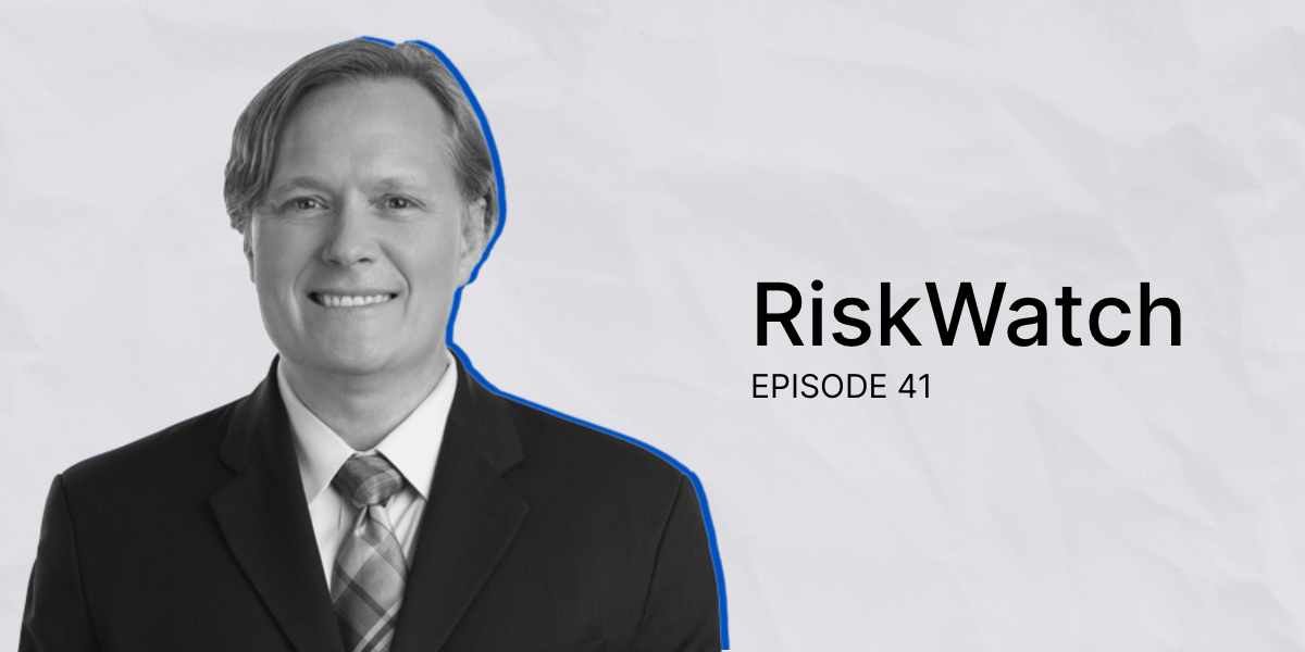 Timothy O'Toole came on RiskWatch to discuss the U.S. Treasury NPRM.