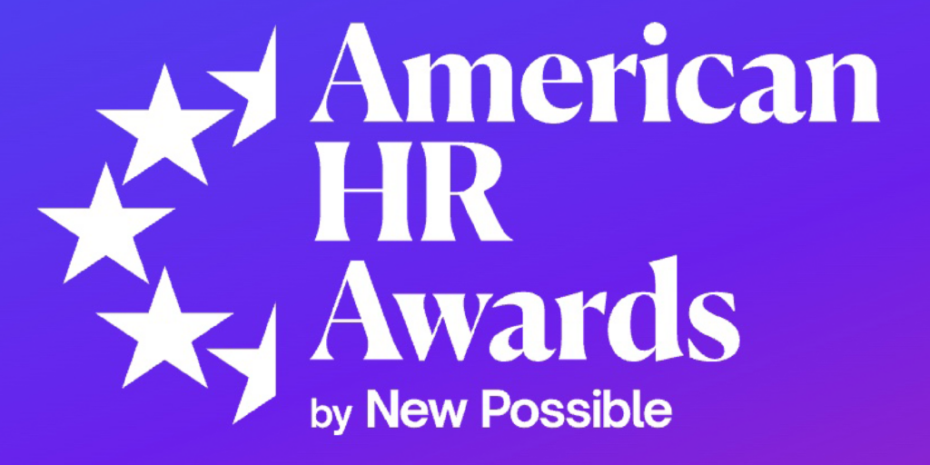 American HR Award logo, signifying Vcheck's achievement.